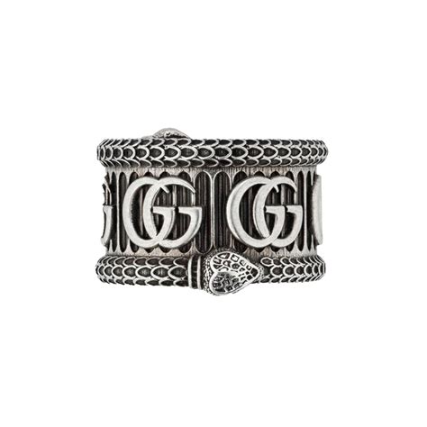 gucci snake rings|gucci interlocking g ring.